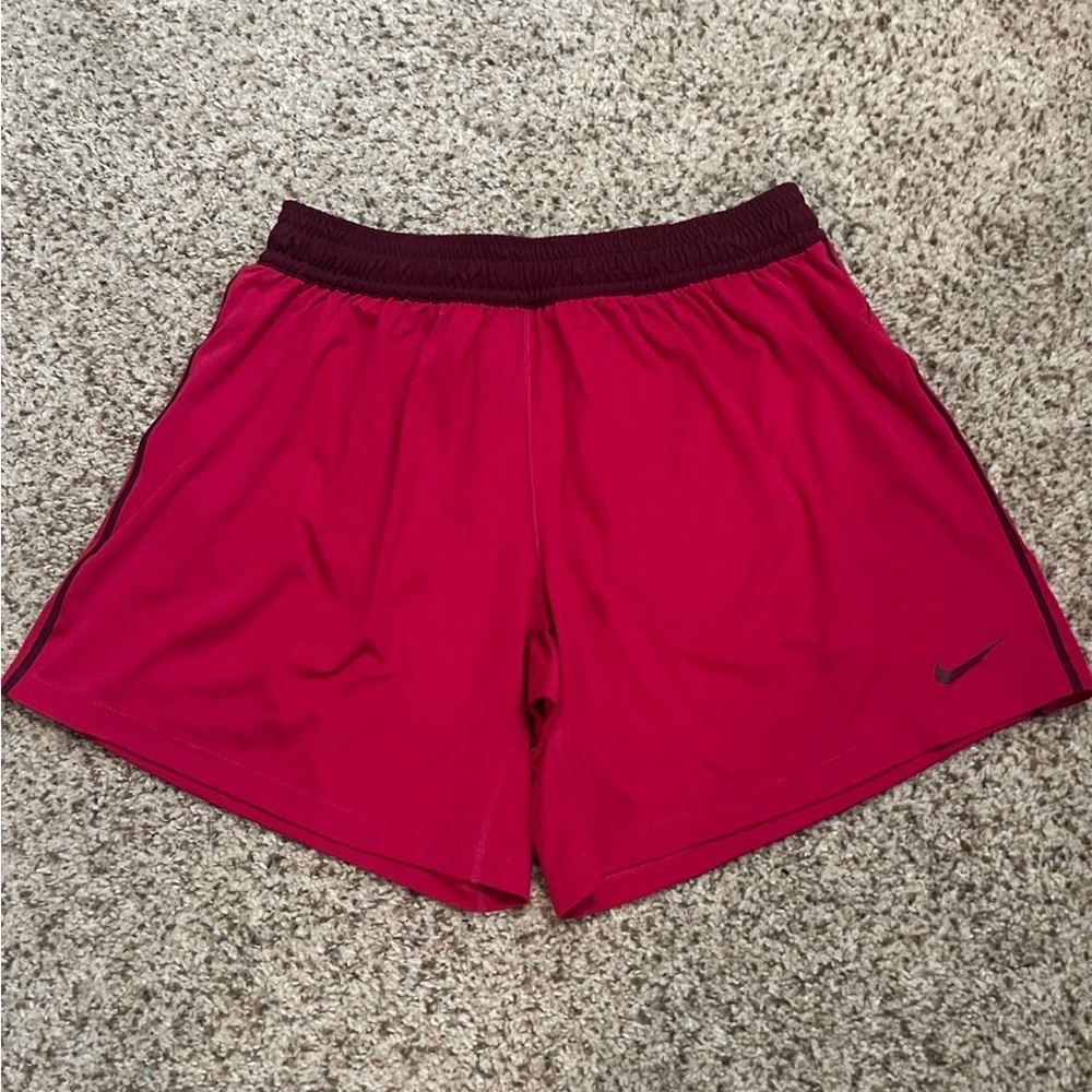 Nike Women's Burgundy Athletic Shorts